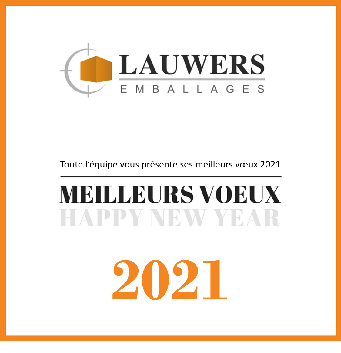 MEILLEURS VOEUXHAPPY NEW YEAR 2021